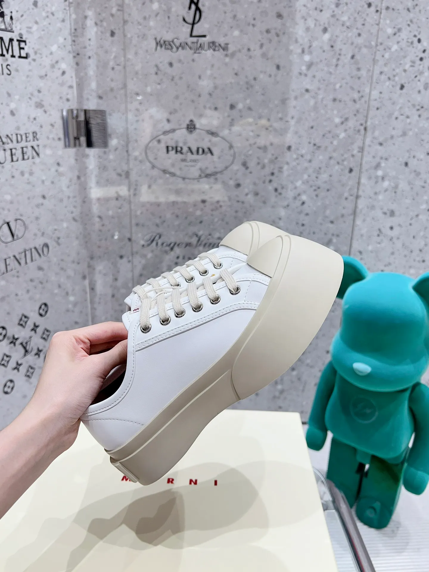 👟👟Ex-factory price 480👟👟 marni big-toe shoes, the latest version, with chip version! New version of outsole, new color, so all colors are in stock!